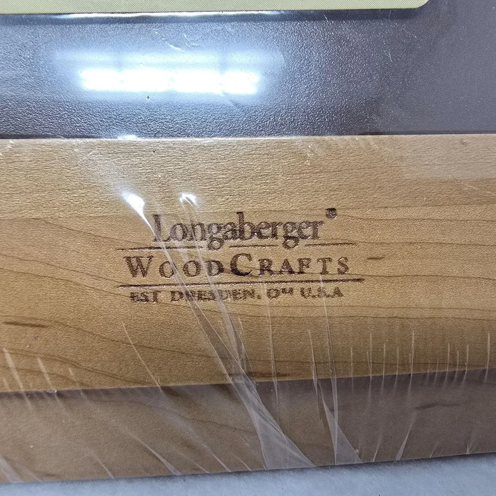 Longaberger WoodCrafts Hardwood Maple Photo Media Basket Lid Only No. 50931 Wood